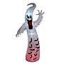 Outsunny 11.8ft Tall Halloween Inflatable Spooky Ghost, Blow Up Outdoor Halloween Decoration With Build-in Leds And Rotating Light, Party