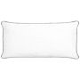 Bed Pillow White Japara Cotton Rectangular 40 X 80 Cm Bedroom Cushion Sleeping