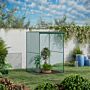 Outsunny Fruit Cage Bird Netting, Vegetable Plant Protection Tent With Zipped Door, Anti Bird, Insects, Small Animals, 1.2 X 1.2 X 1.8m, Dark Green