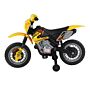 Homcom Kids Electric Motorbike Child Ride On Motorcycle 6v Battery Scooter (yellow)