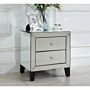 Augustina Nightstand Mirror 2 Drawer