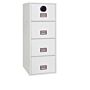 Phoenix World Class Vertical Fire File Fs2254f 4 Drawer Filing Cabinet With Fingerprint Lock