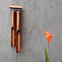 Bamboo Windchime - Natural Finish - 4 Big Tubes