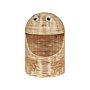 Wicker Toy Basket Light Rattan Woven Toy Hamper Child's Room Accessory