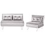 Living Room Set Grey Velvet Single And 2 Seater Sofa Bed With Cushions Metal Hairpin Legs