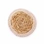 Natural Coaster - Jute & Cotton 10cm (set Of 4) - Ivory Boarder