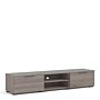 Match Tv Unit 2 Drawers 2 Shelf In Truffle Oak