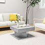 Vidaxl Coffee Table Concrete Grey 57x57x30 Cm Engineered Wood