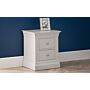 Clermont 2 Drawer Bedside - Light Grey