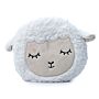 Sleepy Sheep Round Microwavable Plush Wheat And Lavender Heat Pack