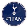 Tottenham Hotspur Fc No.1 Fan Car Sticker