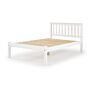 Manila Lfe Pine Bed 4 Foot White