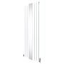 Flat Mirror Radiator & Valves - 1800mm X 565mm - White