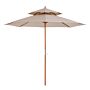 Outsunny Outdoor Umbrella Beige