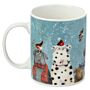 Jan Pashley Christmas Dogs Porcelain Mug