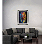 Neon Lion - Framed Art