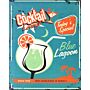 Vintage Metal Sign - Blue Lagoon Cocktail Lounge