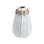 Decorative Vase White Terracotta Stonewear Natural Style Home Decor For Dried Flowers