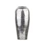 Decorative Floor Vase Silver Terracotta 48 Cm