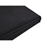 Bed Frame Cover Black Fabric For Bed 160 X 200 Cm Removable Washable