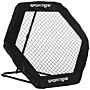 Sportnow Football Rebounder Net With 5 Adjustable Angles, Foldable Football Kickback Target Goal For Play Training Teaching