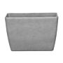 Plant Pot Grey Stone Flower Planter 60 X 27 X 41 Cm Modern Minimalistic