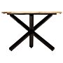 Vidaxl Dining Table Round 120x76 Cm Solid Mango Wood