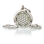 Aromatherapy Diffuser Necklace - Flower Of Life 25mm