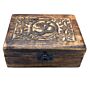 Medium Wooden Keepsake Box 15x10x6cm - Om