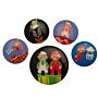 Super Mario Retro Button Badge Set