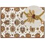 Area Rug Beige And Brown Wool 160 X 230 Cm Thick Dense Pile Oriental Pattern