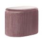 Pouffe Pink Velvet Glamour Storage Footstool