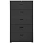 Vidaxl Filing Cabinet Anthracite 90x46x164 Cm Steel