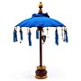 Bali Home Decor Parasol - Cotton - Blue- 40cm