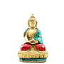 Brass Buddha Figure - Amitabha - 9.5 Cm