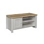 Highgate Small Tv Unit Grey & Oak