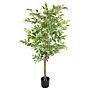 Artificial Ficus Tree With Variegation Leaves 150cm