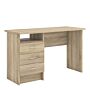 Function Plus Desk 3 Drawers In Oak