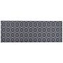 Runner Rug Runner Black And White Polyester 70 X 200 Cm Decorations