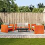 Vidaxl 2 Piece Garden Lounge Set Wax Brown Solid Wood Pine