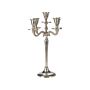 Candelabra Silver Metal 5 Candles Traditional Vintage Handmade Dining Room