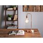 Table Lamp Copper Industrial Minimalistic No Shade