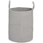 Homcom 36l Cotton Rope Laundry Basket, With Handles - Grey