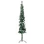 Vidaxl Slim Artificial Half Christmas Tree With Stand Green 210 Cm