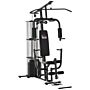 Homcom Multifunction Home Gym System Weight Training Exercise Workout Station Fitness Strength Machine For Body Training Black