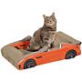 Pawhut 2 In 1 Cat Scratching Board With Catnip, Car-shaped