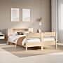 Vidaxl Bookcase Bed Without Mattress 160x200cm Solid Wood Pine