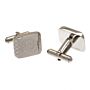 Manchester City Fc Stainless Steel Patterned Cufflinks