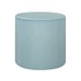 Round Velvet Mint Green Ottoman Pouffe Footstool