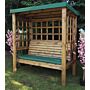 Bramham Three Seat Arbour - Green